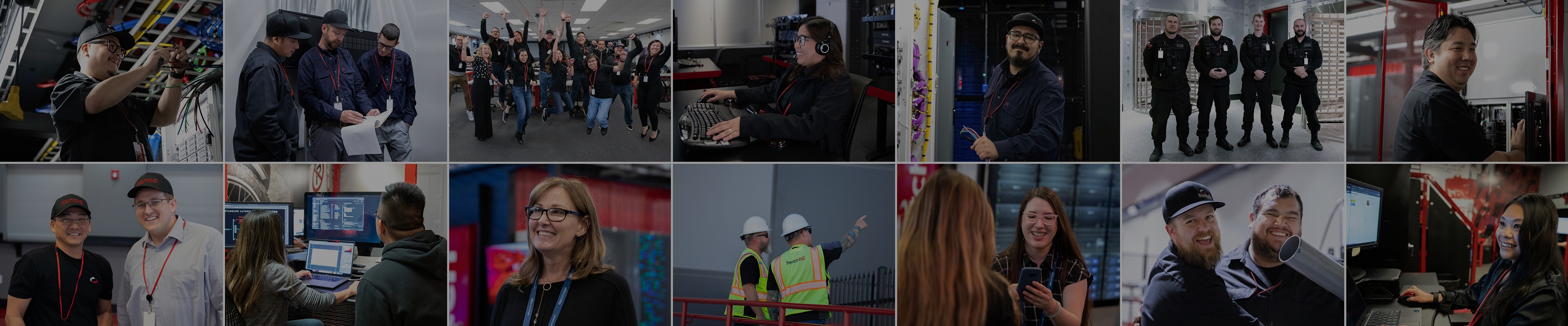 Photo grid of Switch team members