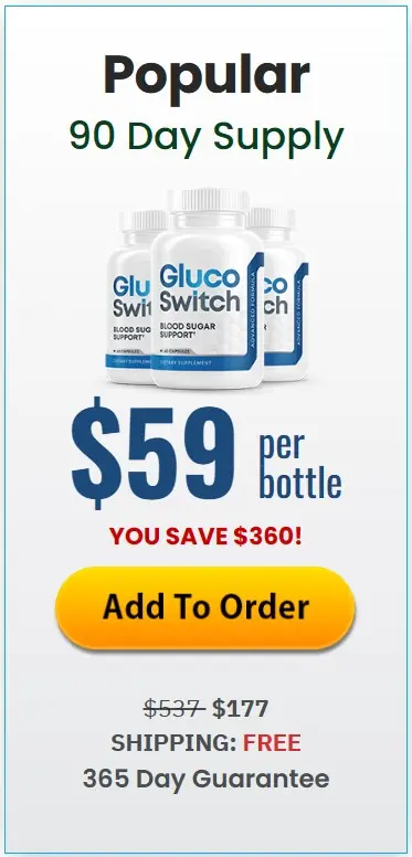 Glucoswitch 3 bottle price