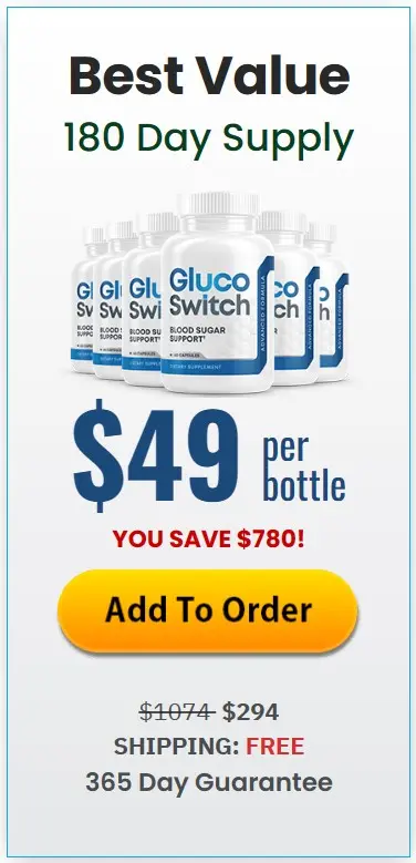 Glucoswitch 6 bottle price